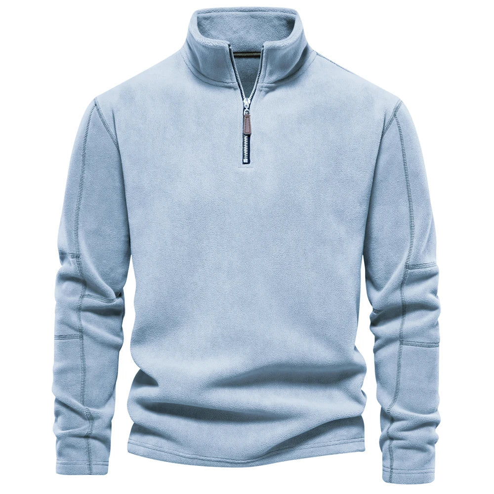 R&B | Weiches Fleece Sweatshirt mit Reißverschluss Warm und Komfortabel Ideal für Kaltes Wetter