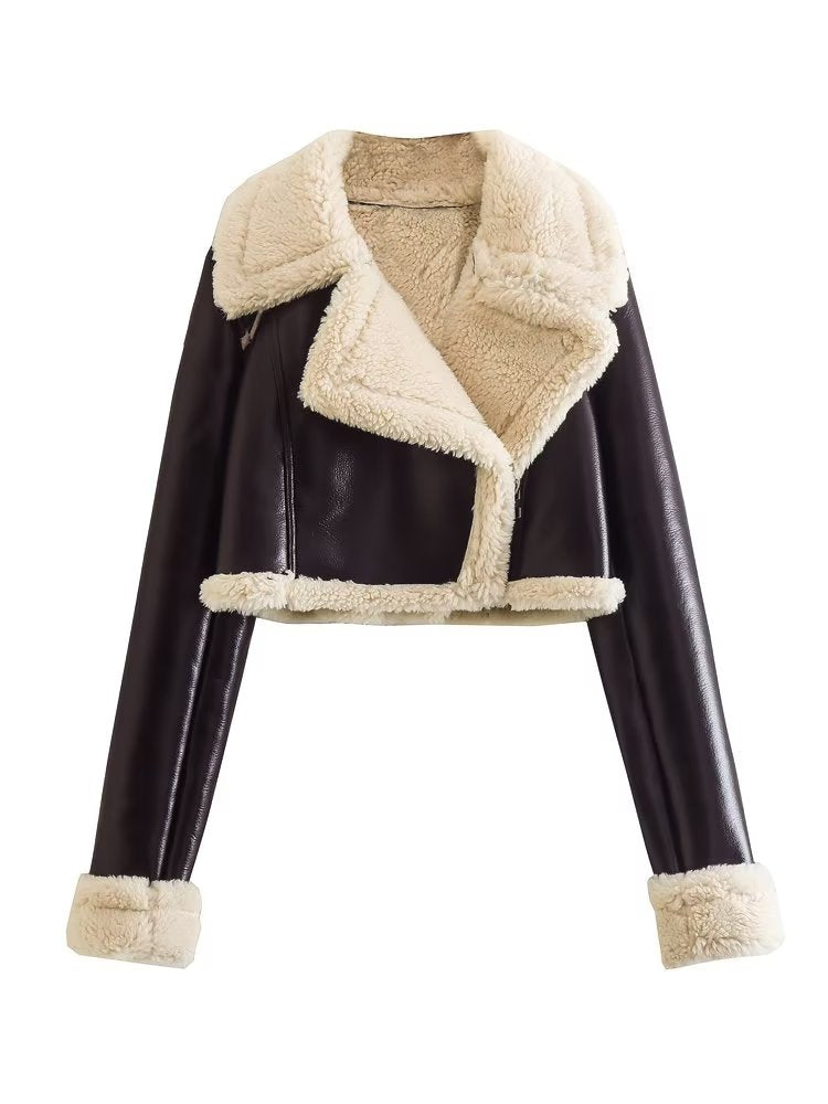 R&B | Warme Kunstlederjacke