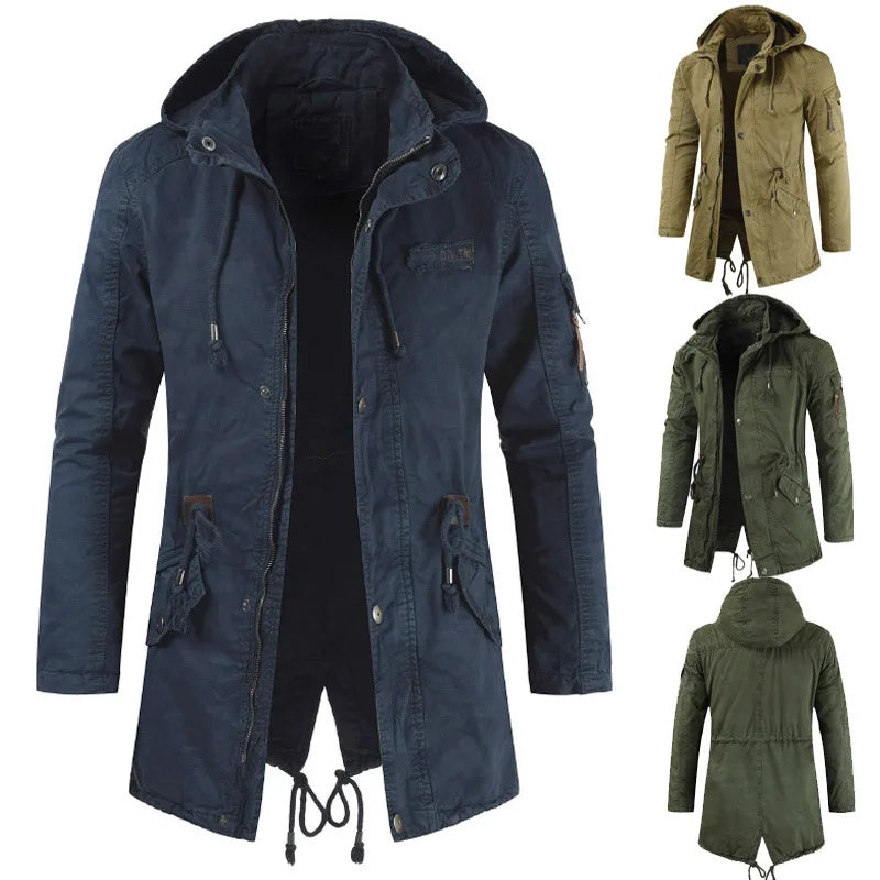 R&B | Herren-Winterjacke, mit Kapuze & isolierend