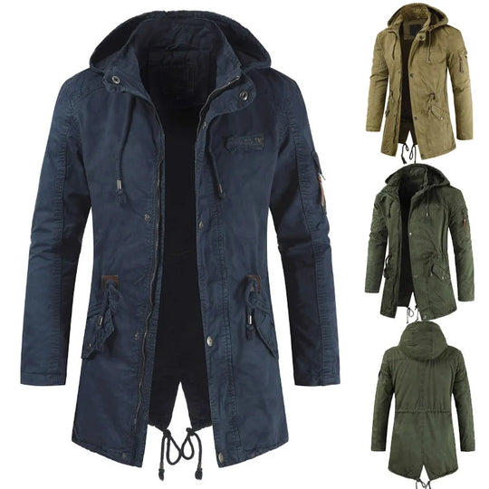 R&B | Herren-Winterjacke, mit Kapuze & isolierend