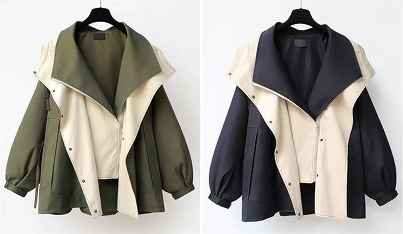 R&B | Oversized Revers-Wind-Trenchcoat