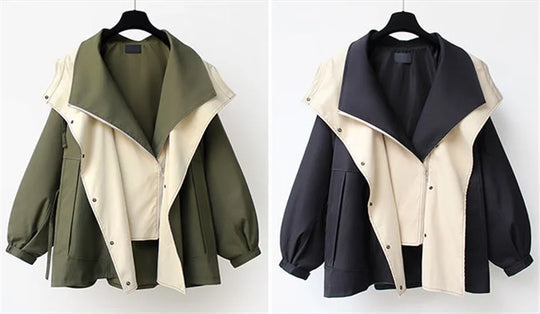 R&B | Oversized Revers-Wind-Trenchcoat