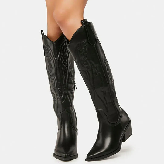 R&B | Robuste Cowboystiefel Bis Zum Knie