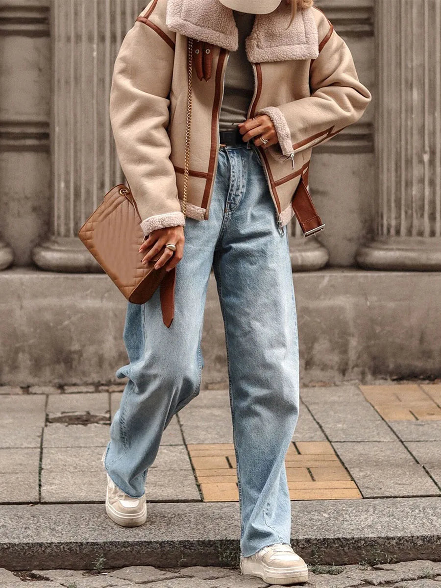 R&B | Kunstlederjacke mit Edler Optik