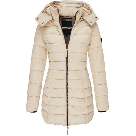 R&B | Wattierte Winterjacke mit Kapuze