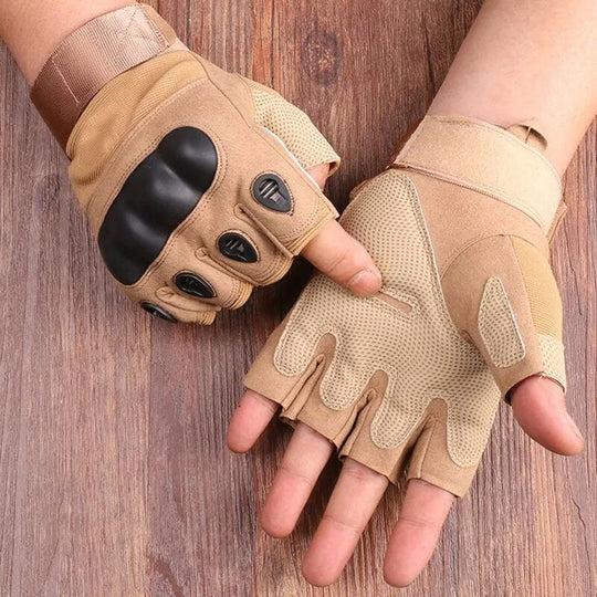 Tactical Hard Knuckle Half Finger Handschuhe R&B