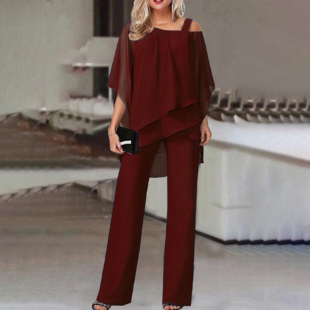 R&B |  Jumpsuit | Eleganter Zweiteiler mit Cold Shoulder