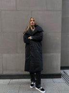 R&B | Eleganter Wintermantel mit breitem Kragen