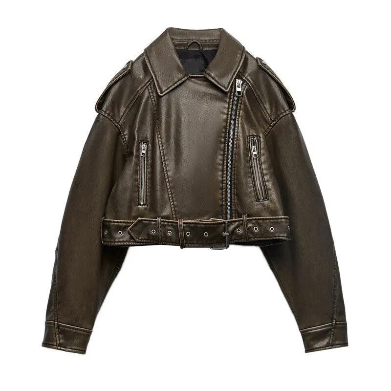 jacke mit Gürtel
