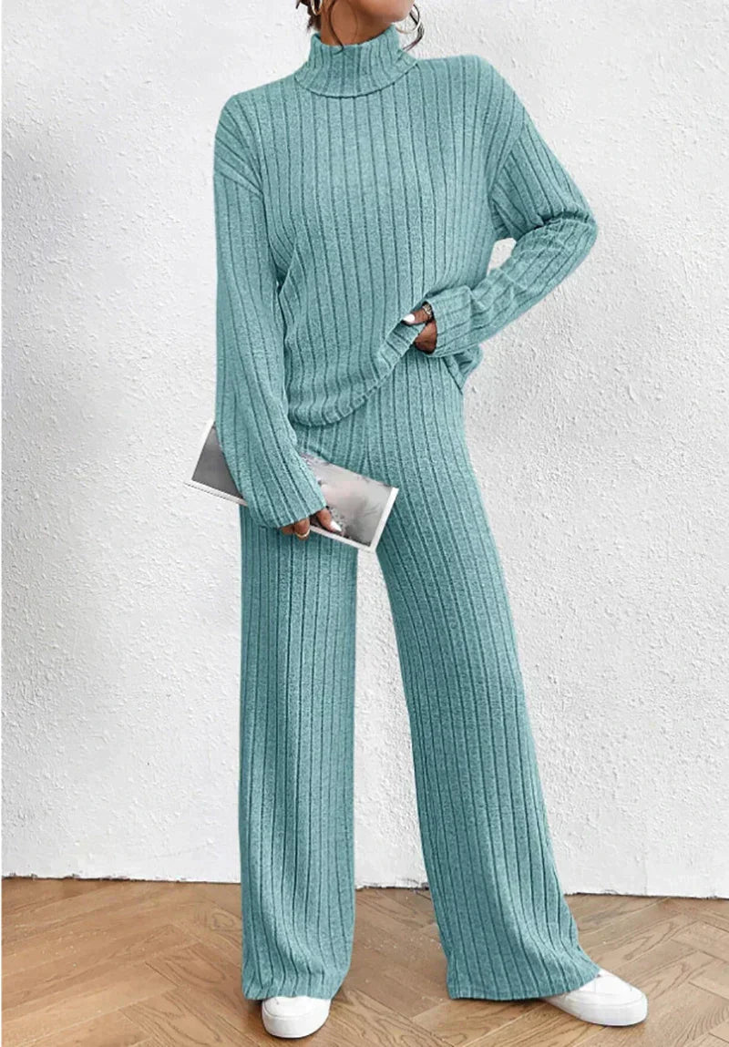 R&B | Strickhose und Rollkragenpullover Set