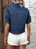 R&B | Jacke Kurzarm Denimjacke