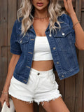 R&B | Jacke Kurzarm Denimjacke