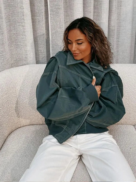 R&B | Oversized-Jacke - Herbstmode