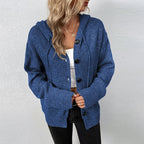 R&B | Strickjacke mit Kapuze