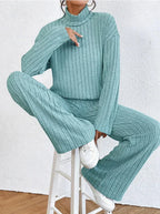 R&B | Strickhose und Rollkragenpullover Set