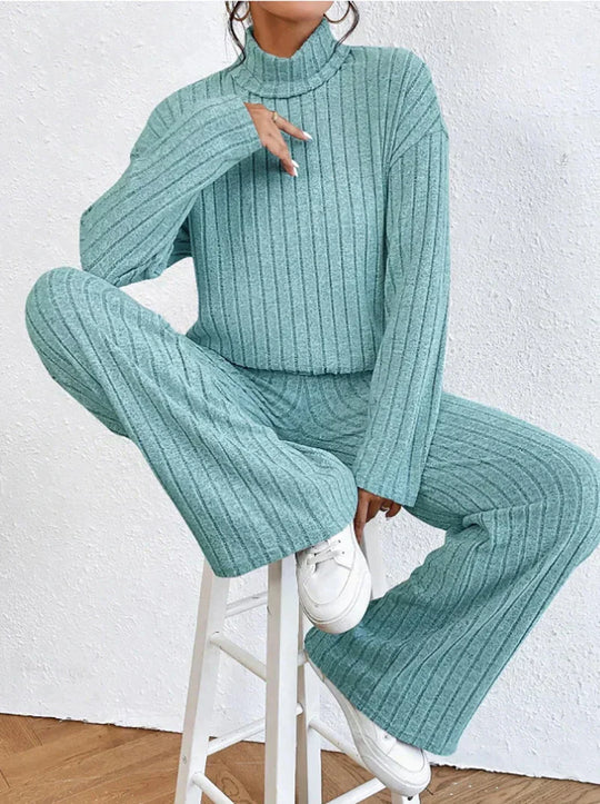 R&B | Strickhose und Rollkragenpullover Set