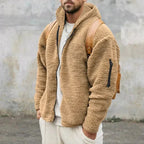 R&B | Herren Kapuzen-Fleecejacke