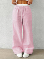 R&B | Gestreifte Hose mit Weitem Bein