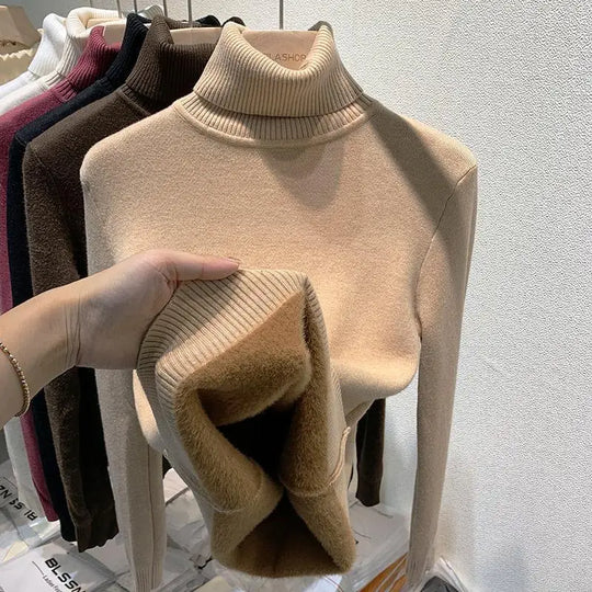 R&B | Rollkragenpullover Modisch Warm Herbst Winter Elegant