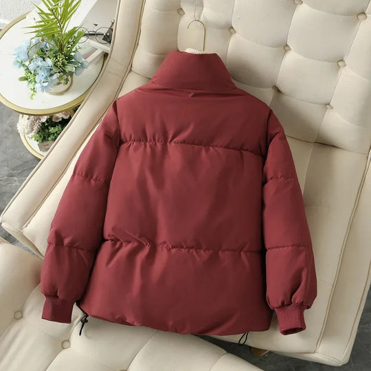 R&B | Herbst/Winter Stehkragen Pufferjacke