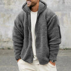 R&B | Herren Kapuzen-Fleecejacke