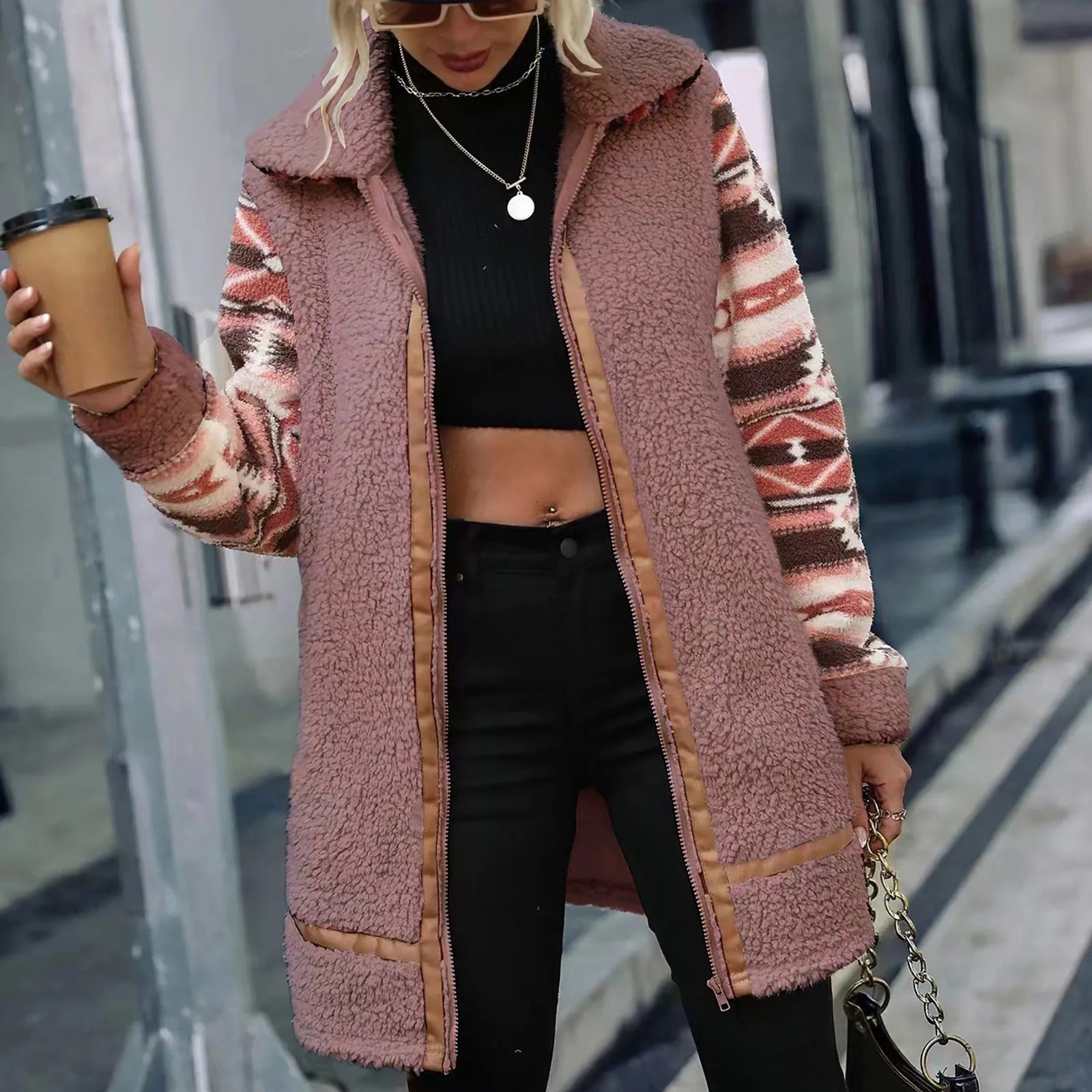 R&B | Trendy Kapuzenjacke für Damen