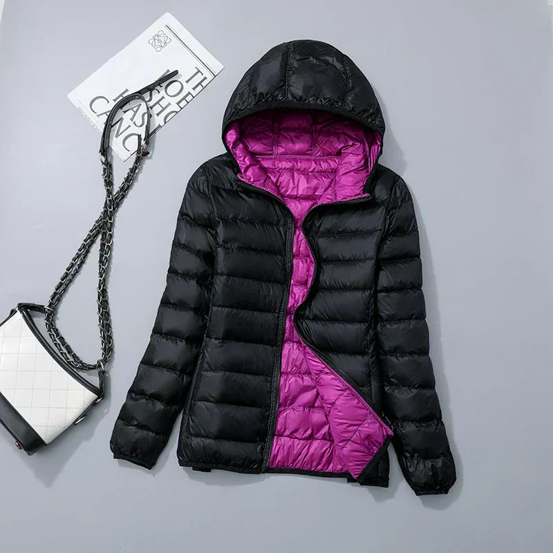 R&B | Kapuzen Daunenjacke Spezielle Winter