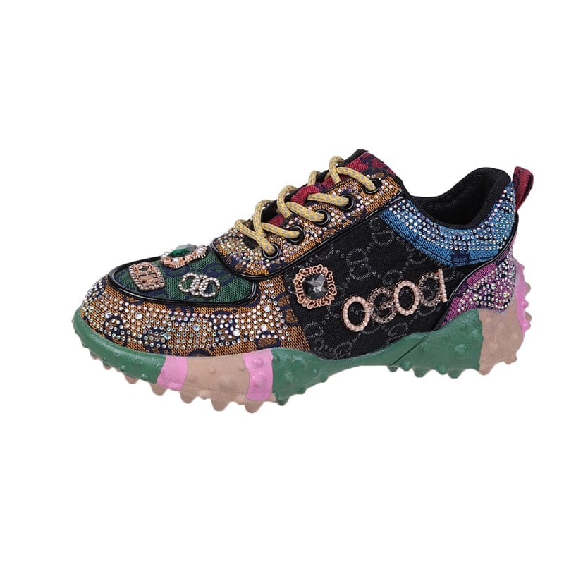 R&B | Funkelnde Diamanten Schuhe