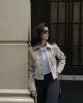 R&B | Elegante Jacke mit farbigem Kragen und HR&Be für Damen