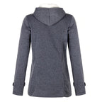 R&B | Lange Kapuzenjacke für Damen Ideal für den Winter