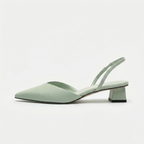 R&B Damen Slingback Pumps Spitz Geschlossen mit Absatz