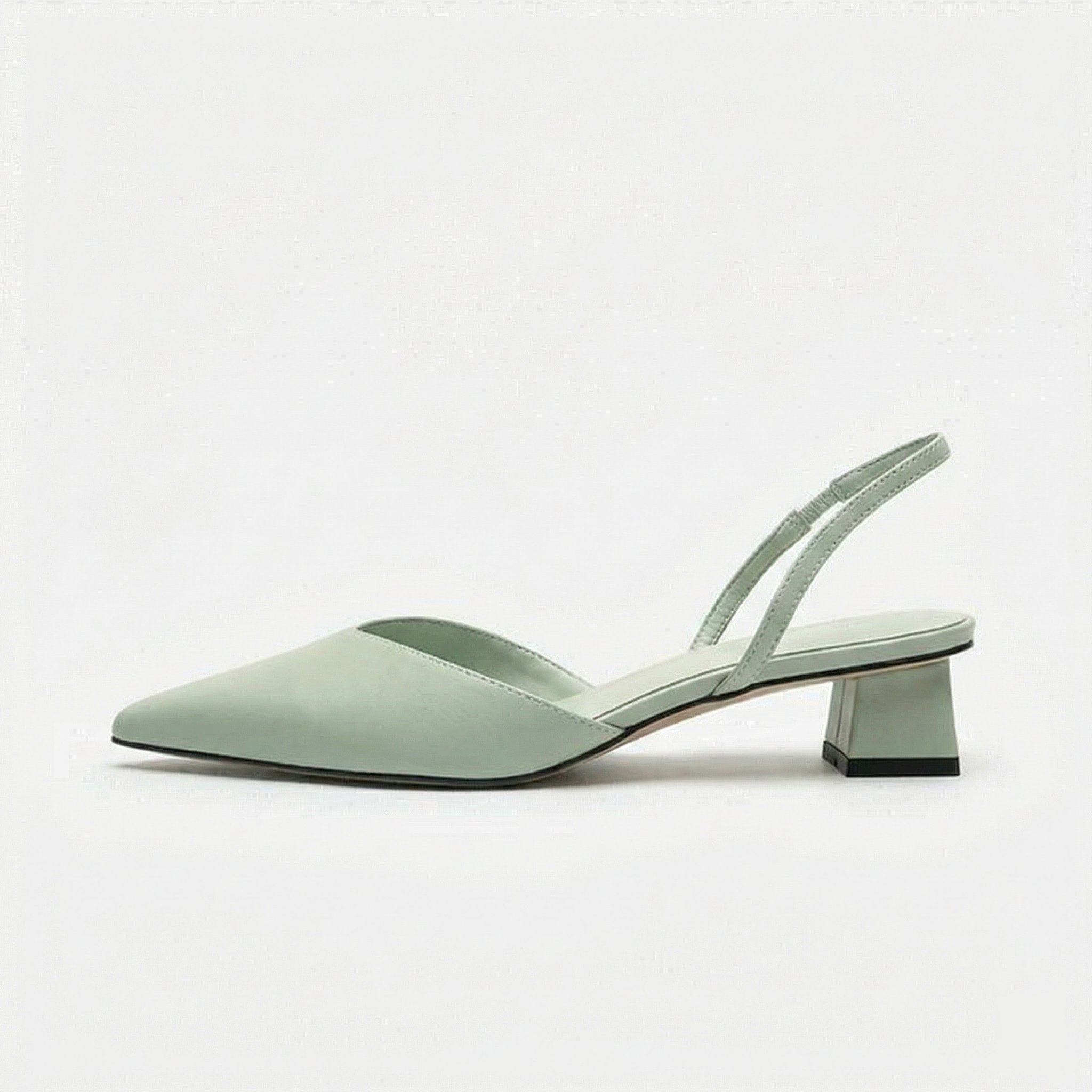 R&B Damen Slingback Pumps Spitz Geschlossen mit Absatz