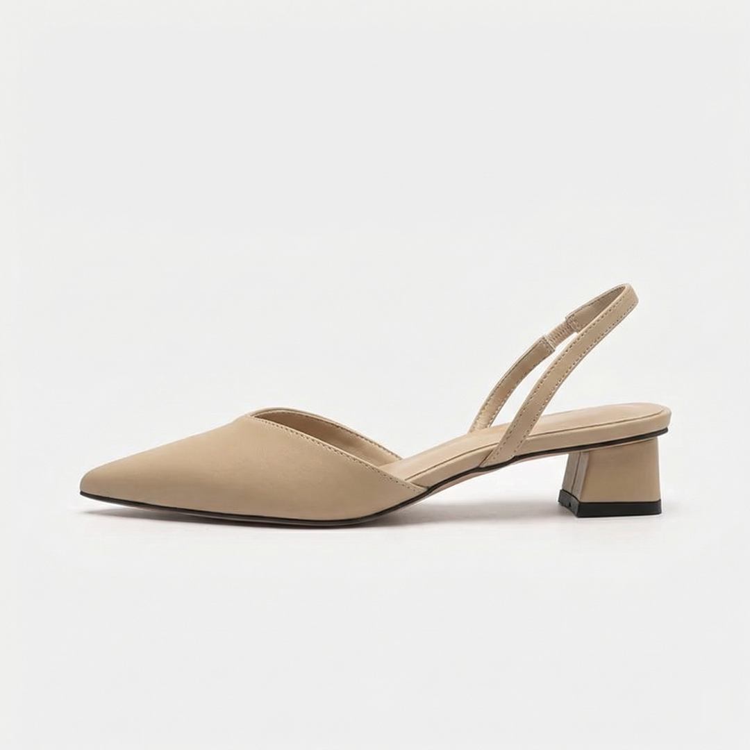 R&BMode Damen Slingback Pumps Spitz Geschlossen mit Absatz