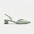 R&B Damen Slingback Pumps Spitz Geschlossen mit Absatz