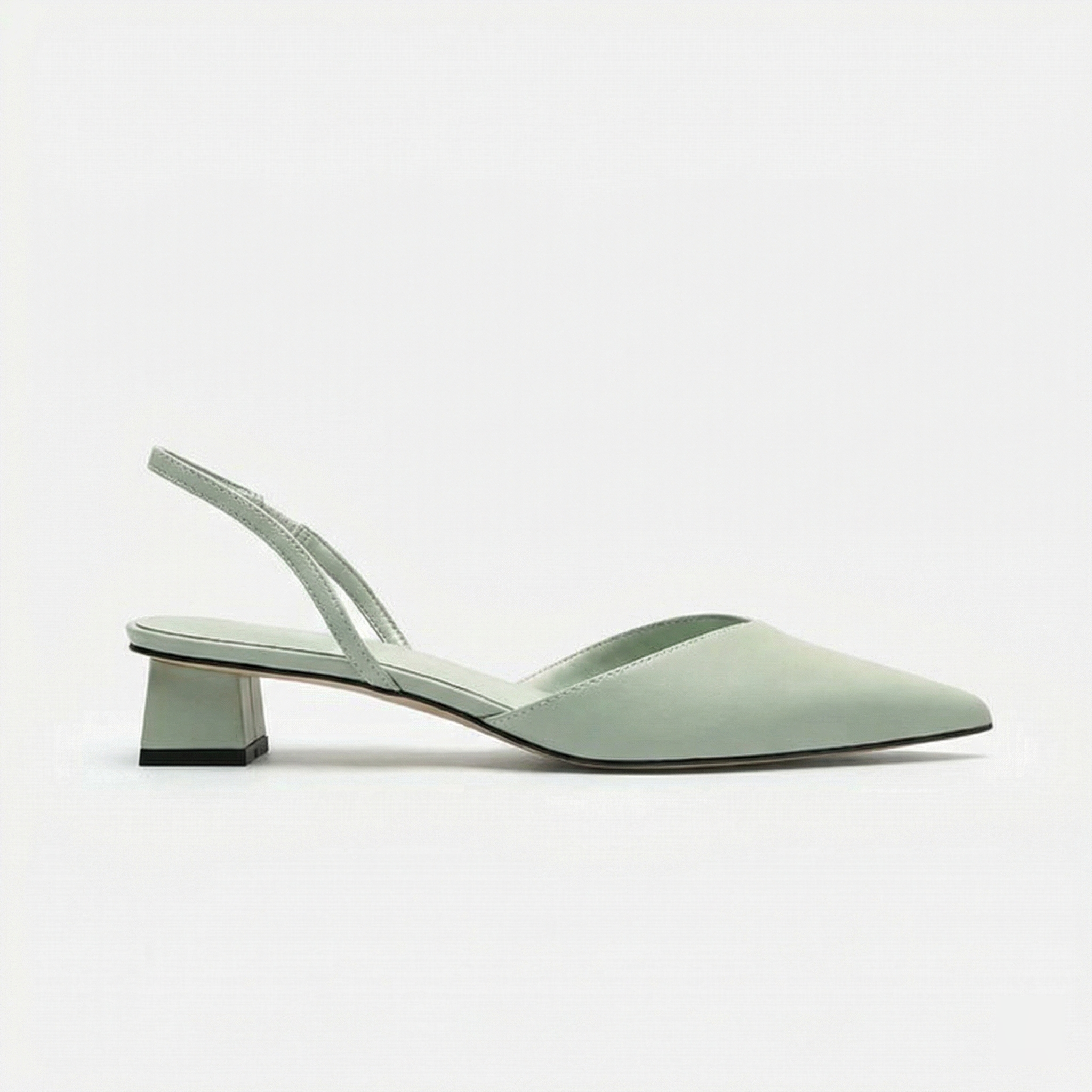 R&B Damen Slingback Pumps Spitz Geschlossen mit Absatz