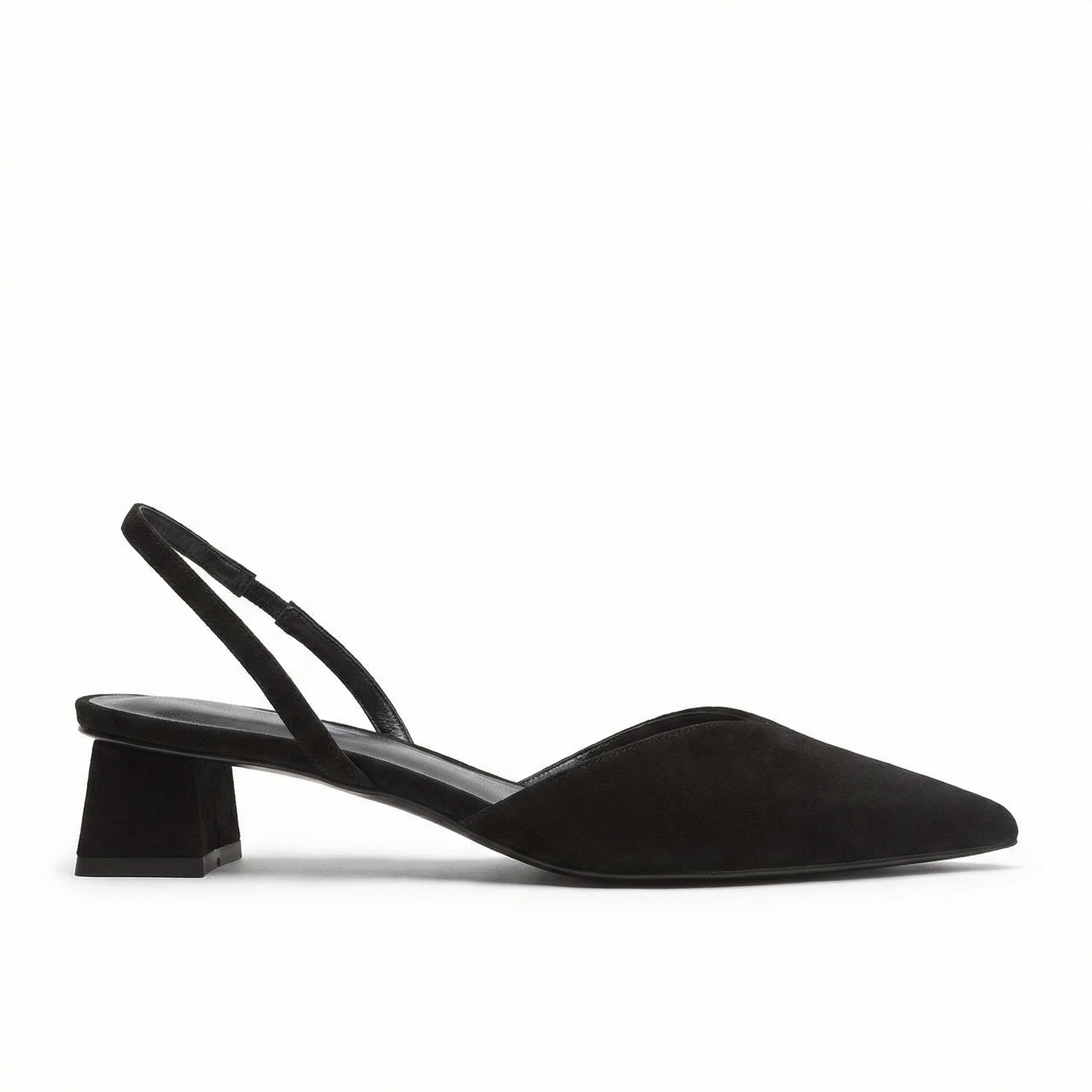 R&B Damen Slingback Pumps Spitz Geschlossen mit Absatz
