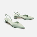 R&B Damen Slingback Pumps Spitz Geschlossen mit Absatz