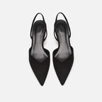 R&B Damen Slingback Pumps Spitz Geschlossen mit Absatz