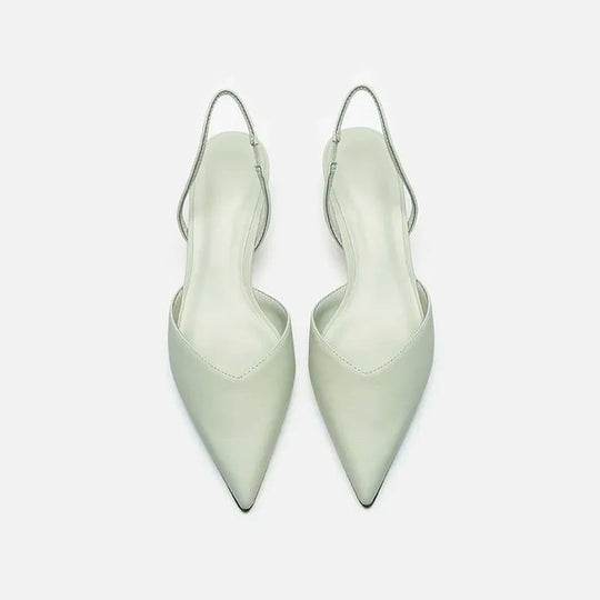 R&BMode Damen Slingback Pumps Spitz Geschlossen mit Absatz