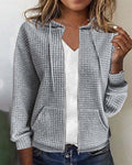 R&B | Lässige Jacke mit Einfarbiger Tasche