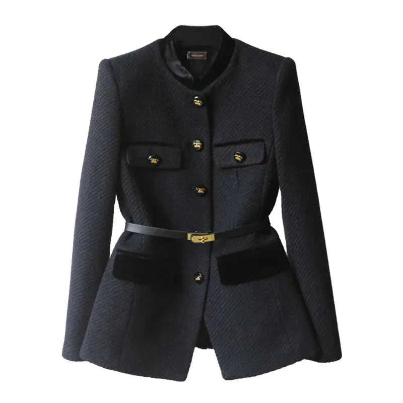 R&B | Tweed Gürtel Blazer