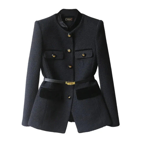 R&B | Tweed Gürtel Blazer