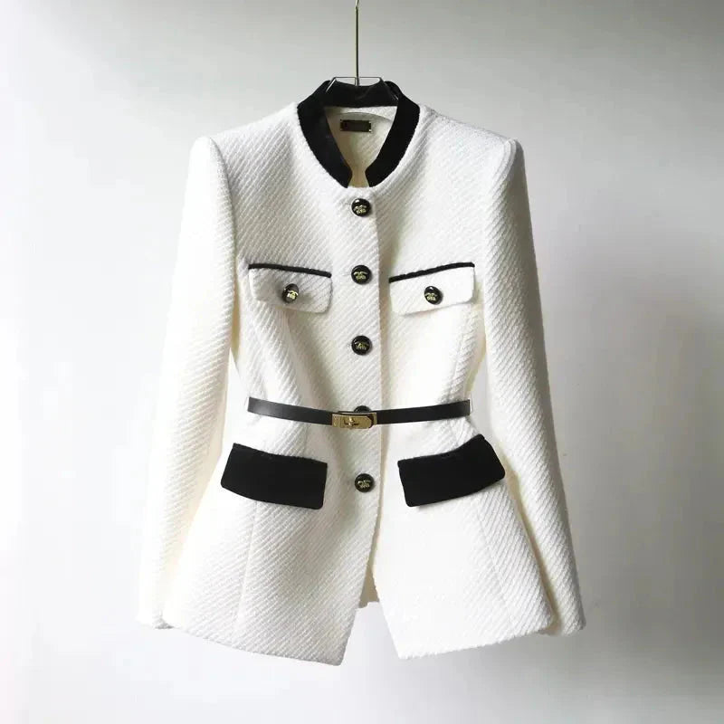 R&B | Tweed Gürtel Blazer