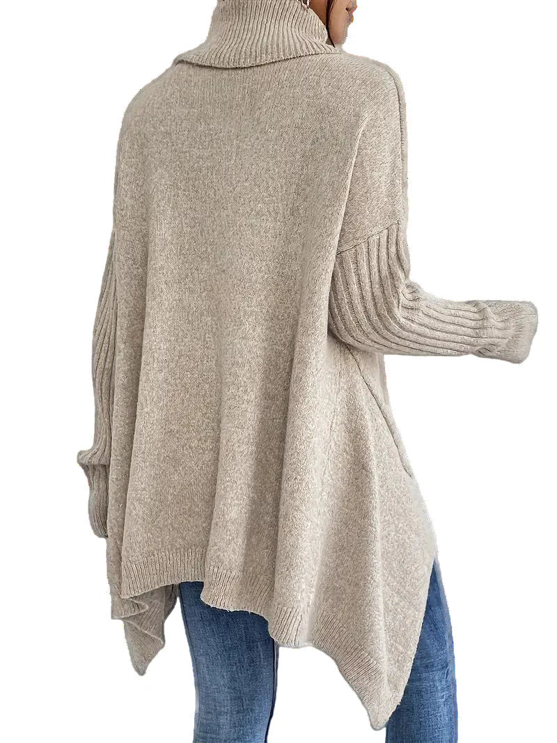 R&B | Eleganter langer Rollkragenpullover für Damen