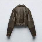 jacke mit Gürtel
