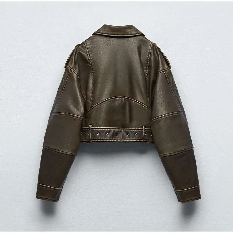 jacke mit Gürtel