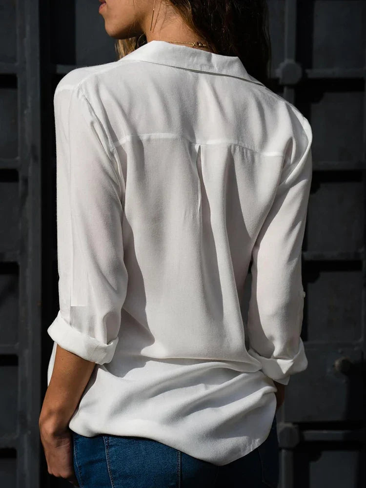 Elisa | Elegante Bluse mit langen Ärmeln