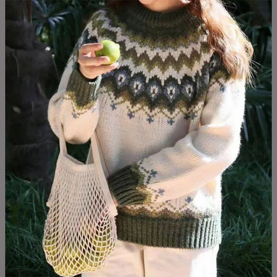 R&B | Hinreißender Gemusterter Pullover