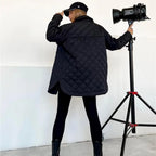 R&B | Klassisch gesteppte Jacke mit Druckknöpfen