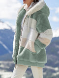 R&B | Strick Teddyjacke mit Kapuze Polyester Weich, Warm